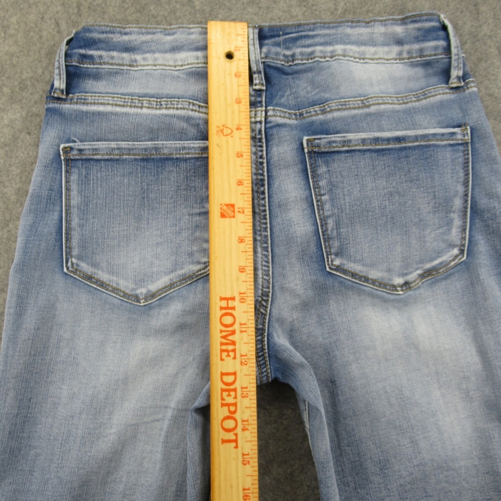 Telepatia Womens Bootcut Jean Size 9/29 (Measures 29x31) Light Wash Stretch - Picture 9 of 11